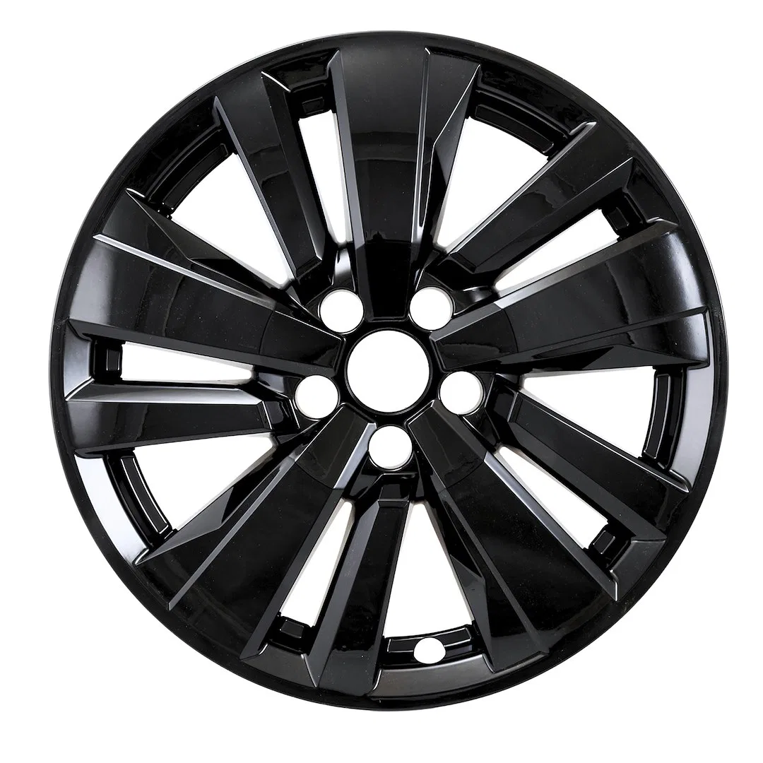 IMP519BLK – COAST2COAST Wheel Skin, 18 Inch 10 Spokes Snap-On Painted Gloss Black ABS Plastic Not Compatible With Ste...